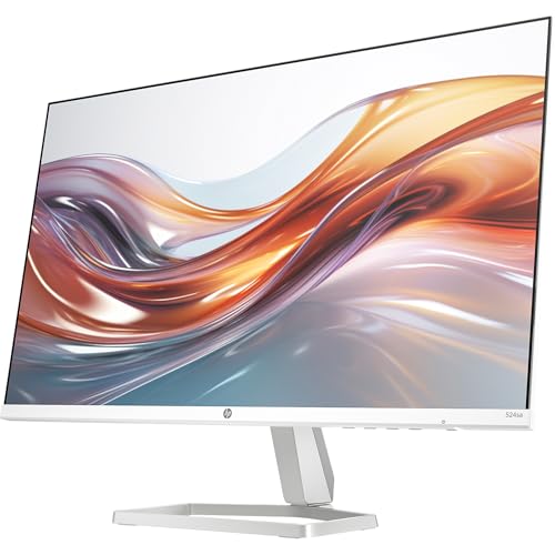 HP 524sa Écran 23.8" 100Hz 5ms Full HD IPS avec Haut-parleurs intégrés (1920 x 1080 Pixels, antireflet, 300 nits, écran inclinable) Noir