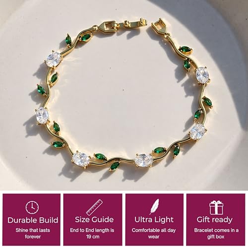 Image of Pixies Anti Tarnish Tulip Bracelet for Women Stylish | Hypoallergenic and Waterproof | Coquette and aesthetic accessories for girls | Ideal for gifting on special occasions | Comes in a gift box