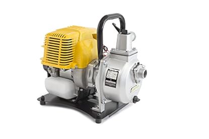 Foto di Pompa Acqua a Benzina 7500 L/h, Motopompa per Acqua Pulita con Prevalenza 35 m e Aspirazione 8,5 m, Motore 4 Tempi 1 HP, Pompa Portatile per Irrigazione Giardino e Svuotamento Cantine – Waspper PC107