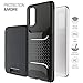 Ghostek Exec Galaxy S20 Wallet Case Card Holder with Built-in Magnet for Car Mounts and Easily Detachable Leather Card Pocket for Wireless Charging - 2020 Samsung Galaxy S20 (6.2 Inch) - (Black)