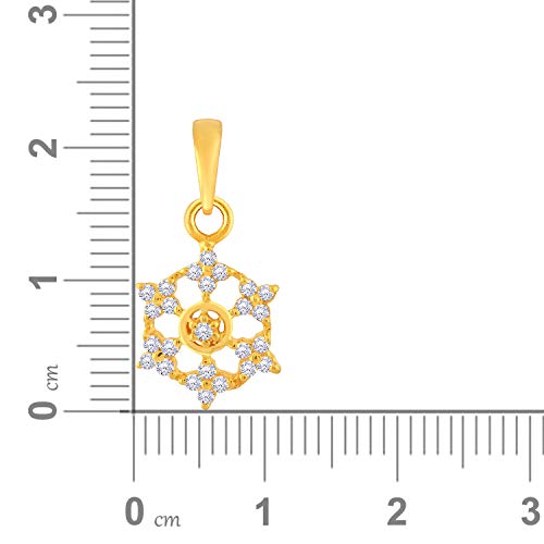 Malabar Gold & Diamonds Yellow Gold Pendant for Women 22k | 22 kt (916) BIS Hallmark Gold Pendant for Women & Girls | 22 Karat Gold Jewellery for Birthday, Wedding, Anniversary... - Image 3