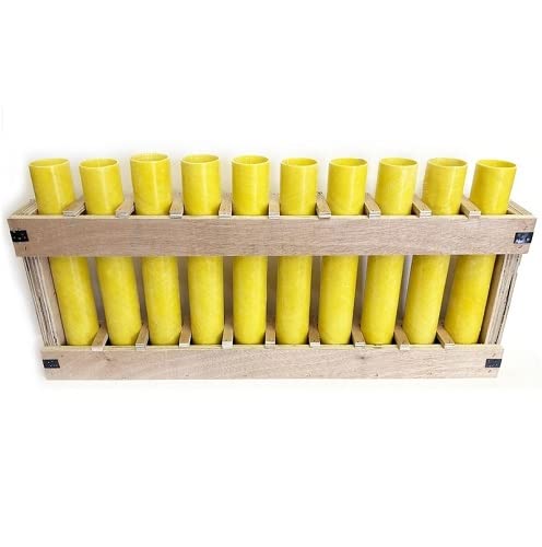 Fireworks Mortar Rack 10 Shot Vertical Rack With 1.75" Fiberglass Mortar Tubes