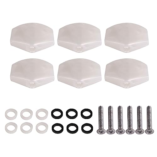 BQLZR Guitar Tuning Peg Caps Replacement (6 Pcs)