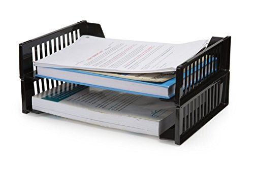 1InTheOffice Desk Tray, Side Load Letter Tray"2 Pack"
