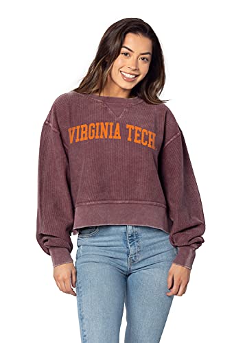 Image of chicka-d NCAA womens Corded Boxy Pullover