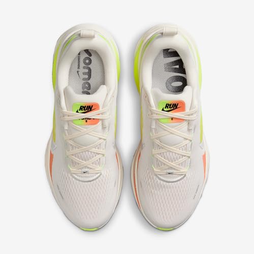 Nike Vomero 18 Women's Road Running Shoes (HM6804-002, Phantom/Light Wild Mango/Volt/Metallic Silver)4