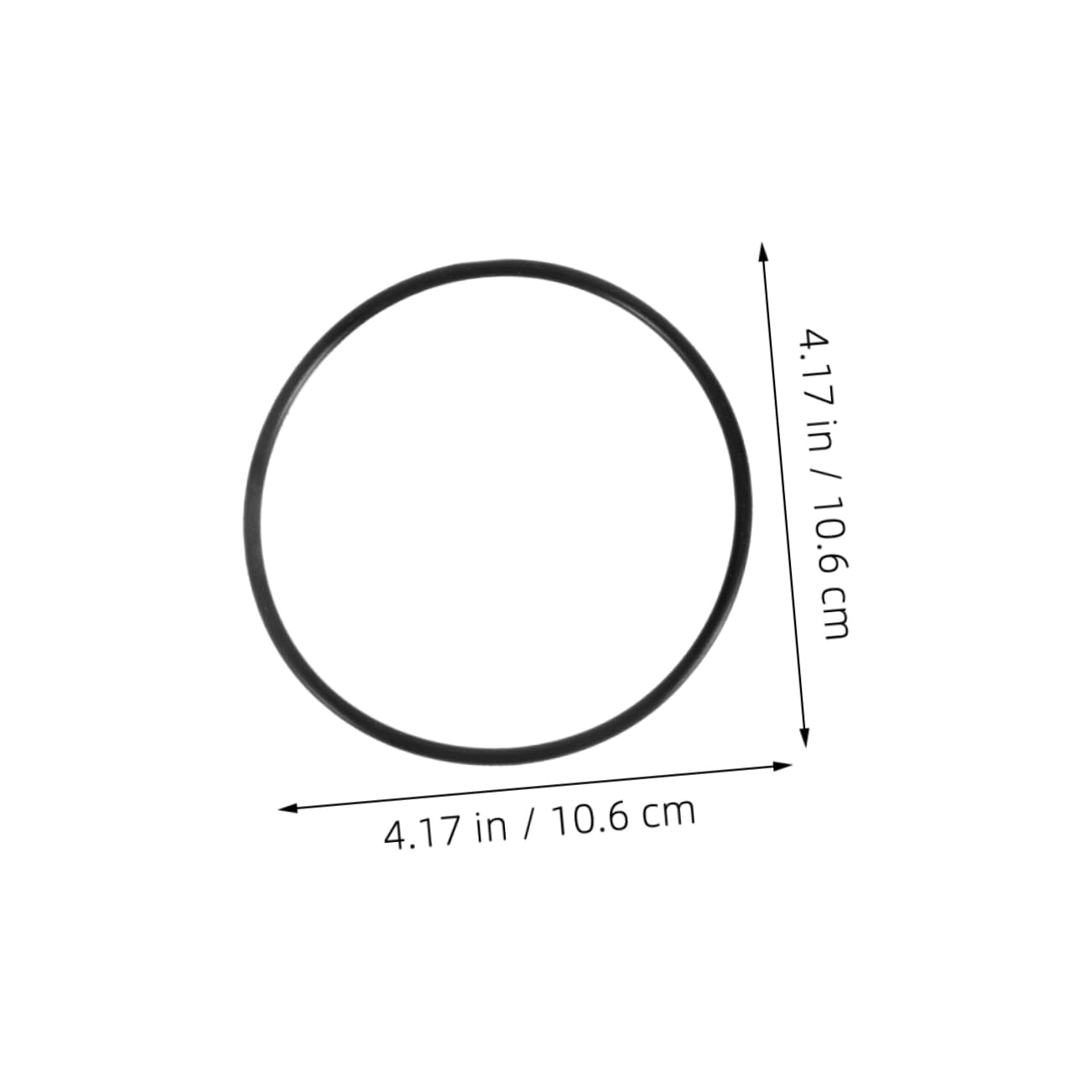 HOUDERCO 2pcs Universal 20 Inch Water Filter Gasket Silicone Seal Ring for Membrane Replacement Part for Purifier