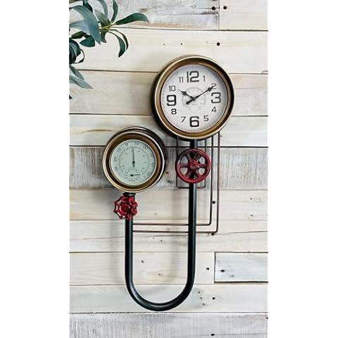 My Square Mile Steampunk Pipe Wall Clock Cover