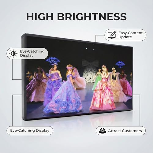 Image of P5 Programmable LED Sign 65 inchx33.5 inch Board High Brightness Scrolling Message Display with WiFi & USB Control for Business Promotion