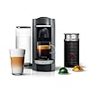Nespresso vertuo plus deluxe coffee and espresso maker by delonghi titan with aeroccino milk frother 110 volts  urban country home decor