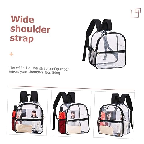 Mochila transparente impermeable y resistente de PVC para portátiles 5