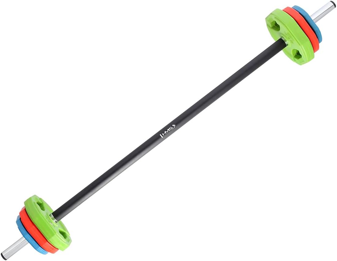 ボディポンプバーベル 140cm Hmsディスクストッパー付き