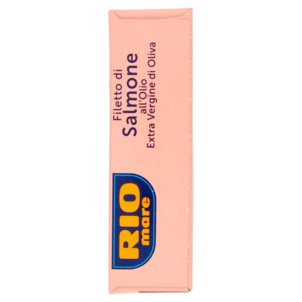 Italian Gourmet Filetti di Salmone al vapore in Olivenöl zart 12 x 125g | Ricco di Omega 3; sanft gegart, saftig und servierfertig per insalate, Gesamtnettogewicht 1,5 kg + Kostenlos Polpa 400g