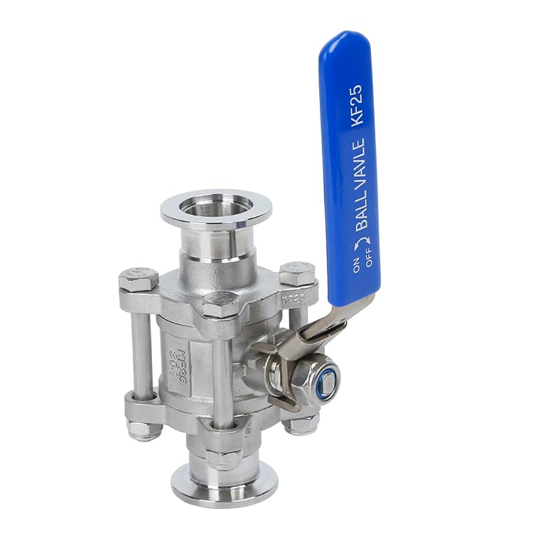 Vanne KF25 boule à vide trois pièces pour optimiser vos installations de distillation