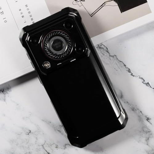 LYZXMY Case for Oukitel WP36 + 1 x Tempered Film Glass Screen Protector - Black Silicone Soft TPU Cover Shell for Oukitel WP36 (6.52") - Image 2