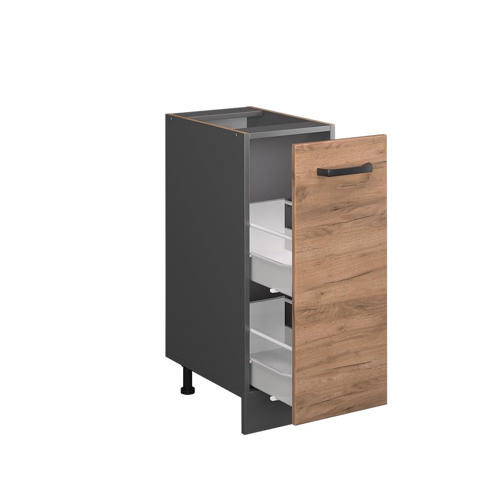 Vicco Colonna dispensa cucina R-Line, Rovere dorato, 30 cm