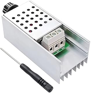 Youmile High Power SCR Motor Speed Controller AC 110V 120V 220V 230V 10000W Voltage Regulator Dimming Attemperation Thermoregulation Board with Screwdriver