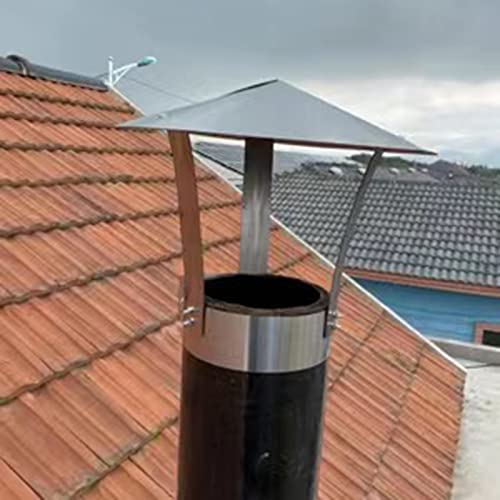 Tapa de chimenea redonda en hierro galvanizado para conductos de ventilación 6