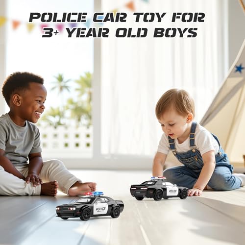 SASBSC Coche de Policía de Metal a Escala 1:32 miniatura 6