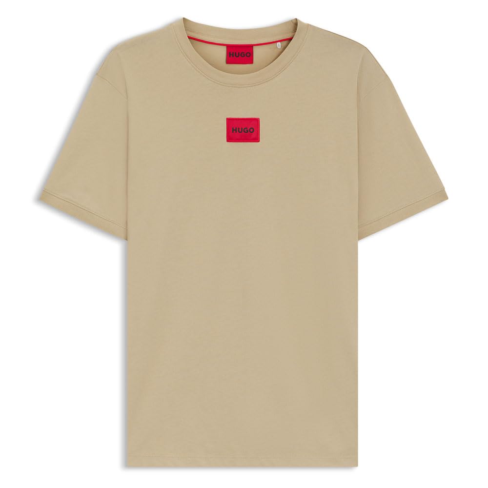 Hugo Men's T-Shirt, Medium Beige 269, L