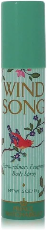 WIND SONG Extrodinary FRAGRANCE gentle deodorant BODY SPRAY - purse or travel size