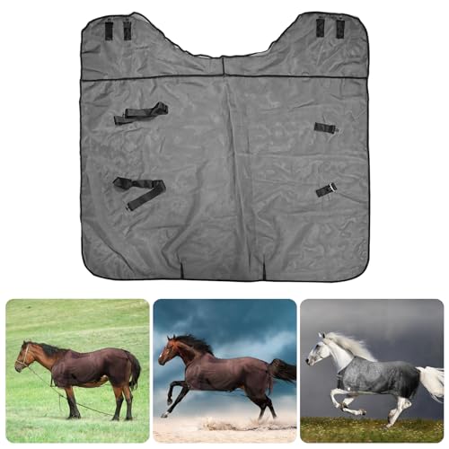 Malla de protección solar para caballo con cobertura transpirable de vientre 2