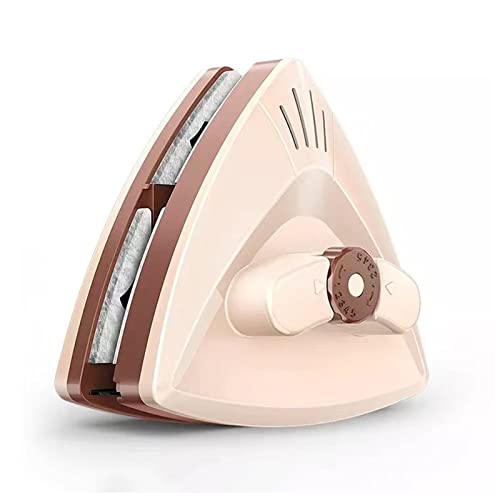 Magnetic Glass Cleaner, Nettoyeur de vitres magnétique Double Face, 5 Limes, Brosse réglable, essuie-vitre for Hautes à 30 mm(5~25mm)