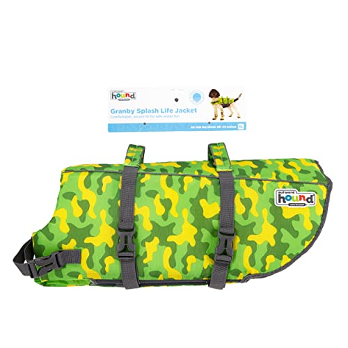Outward Hound Granby Splash Camo Dog Life Jacket, XL
