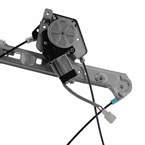 Image of TRQ Front Right Power Window Regulator & Motor Assembly Passenger Side Compatible with 1999-2000 BMW 323i 2001-2005 325i 328i 330i BM1351111
