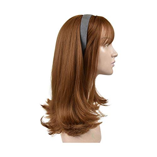 Motique Accessories 1 Inch Wide Suede Like Headband Solid Hair band for Women and Girls -Grey