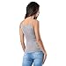 Lee Women's Slim-fit Thin Strap Tank, Light Heather Grey, X-Large