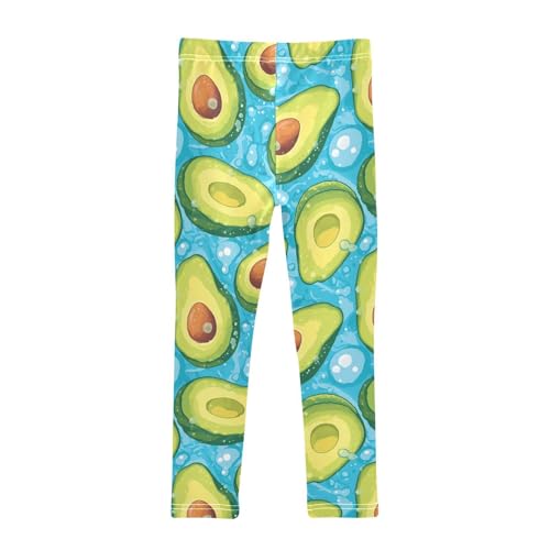 Avocado Girls' Leggings Toddler Doodles Water Kids Yoga Pants Dance Active Tights 4T2
