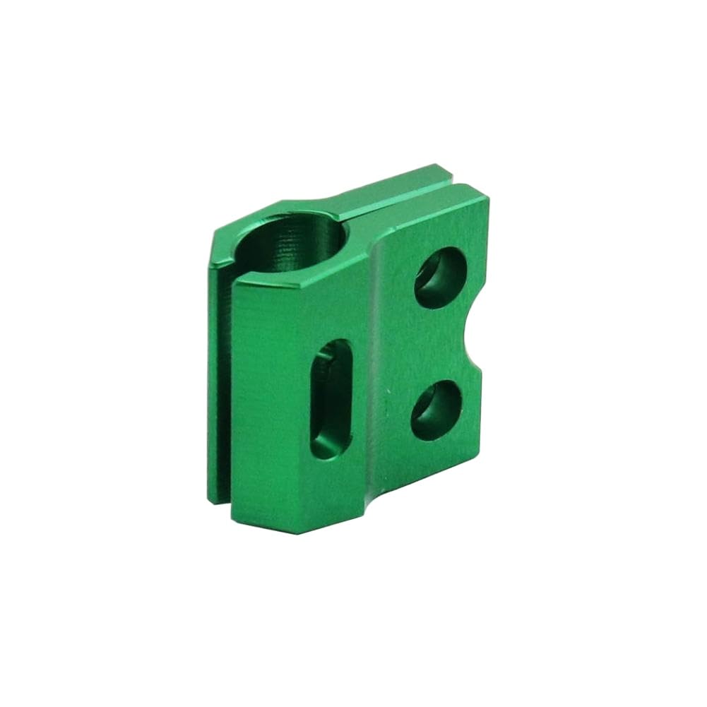 CNC Front Brake Hose Clamp Compatible with KX65 KX80 KX85 KX100 KX125 KX250 KX450 KX250F KX450F KX250X KX450X KLX450R(Green)