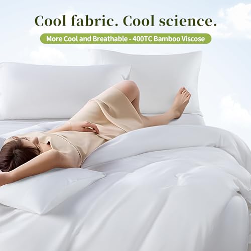 image for Shilucheng 100% Viscose Derived from Bamboo_ Sheets Queen Size 4pcs - 