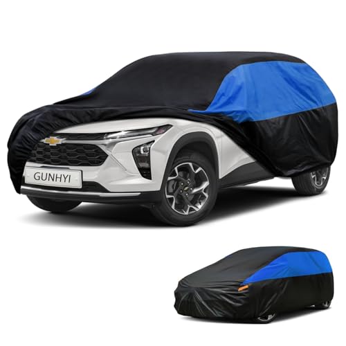 Image of GUNHYI Chevrolet Car Cover Custom Fit Chevrolet Chevy Trax Waterproof All Weather, Lightweight Full Exterior Cover for Automobiles Outdoor Sun UV Rain Dust Snow Wind Protection.