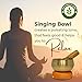 Nature's Own Tibetan Singing Bowl Set Easy to Play Meditation Sound Bowl Handcrafted in Nepal for Yoga, Mindfulness, Chakra Healing, Stress Relief Spiritual Gifts for Women & Men (5.5 Inch, Hammered)