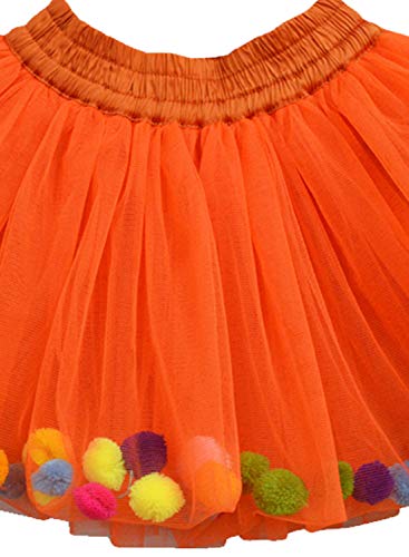 Image of A.T.U.N. (ALL THINGS UBER NICE) Girls Polyester Elasticated Stylish Tutu Skirt | Mini Skirt