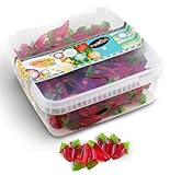 Deine Naschbox Hot Chillis I Scharfes Fruchtgummi Weingummi - Feurig Aromatisch Scharf - 1kg Süßigkeiten Box - XL Großpackung für Party, Candybar und als Geschenk