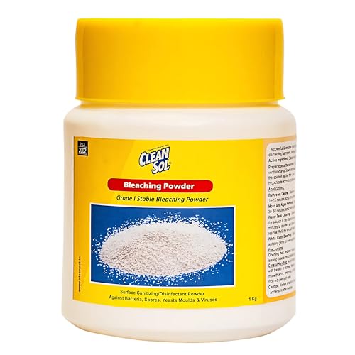 Image of Cleansol Bleaching Powder for Disinfectant, Bathroom, Algae, Water Tank, Clothes and Outdoor Area Cleaning - 1 Kg