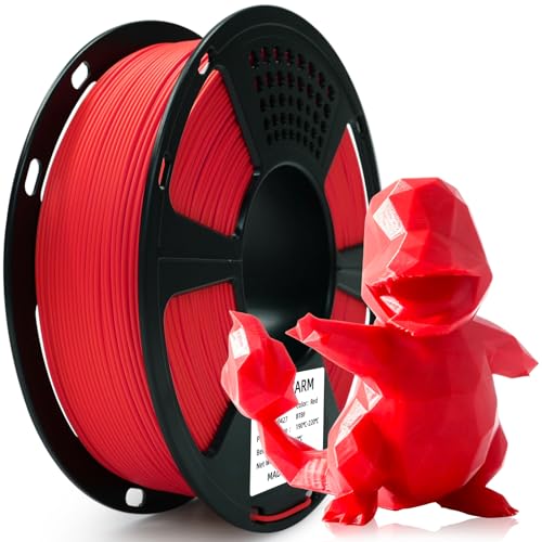 PLA Filament 1.75mm GIANTARM Classic PLA 3D Printer Filament 1kg Spool (Red)