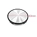 uxcell 4pcs 63mm Dia 4 Lugs Car Tyre Wheel Center Hub Cap w Silver Tone Badge Decal