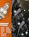 QL78YC Spark Plugs Replace BPZ8HS10, Fit for Johnson Evinrude Mercury Marine Outboard Engines 8PCS