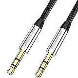⭐【Überlegene Tonqualität】Beschichtete Kupferdrähte und polierte vergoldete Stecker sorgen für makellose, störungsfreie und optimale Soundqualität. Die schützende Nylonummantelung unserer Audiokabel bieten extreme Haltbarkeit und stellen gleichzeitig sicher, dass Sie das bestmögliche Klangerlebnis genießen können.