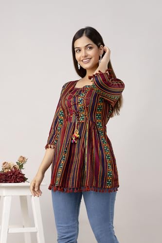 Image of Printed Top for Women&Girls