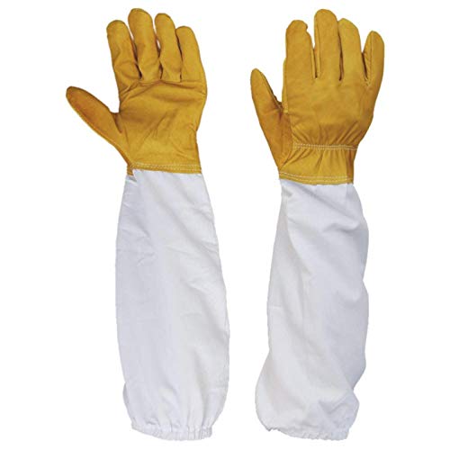 Nuluxi Imkerhandschuhe Bienenzucht Schutzhandschuhe langlebige Imkerei Handschuhe Imkerei Ziegenleder Handschuhe…