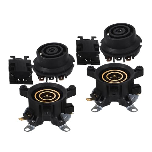 Operitacx 2 Juegos Interruptor Conector Eléctrico para Base de Hervidor, Diseño de Conexión Rápida, Material Plástico Resistente, Repuesto Adecuado para Uso en Hogar y Oficina