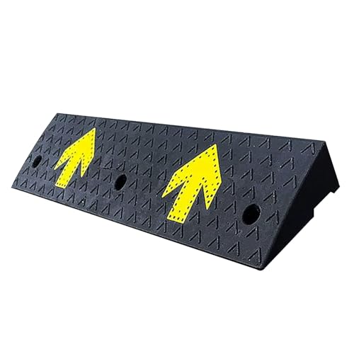 Rampa de caucho para vehículo, 9 cm de altura miniatura 1