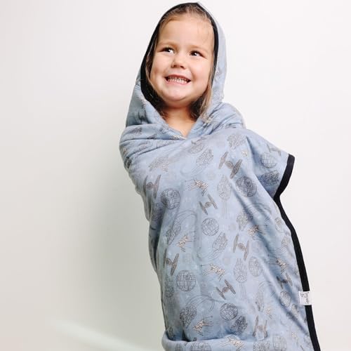 Image of Copper Pearl Premium Big Kid Hooded Towel Starships