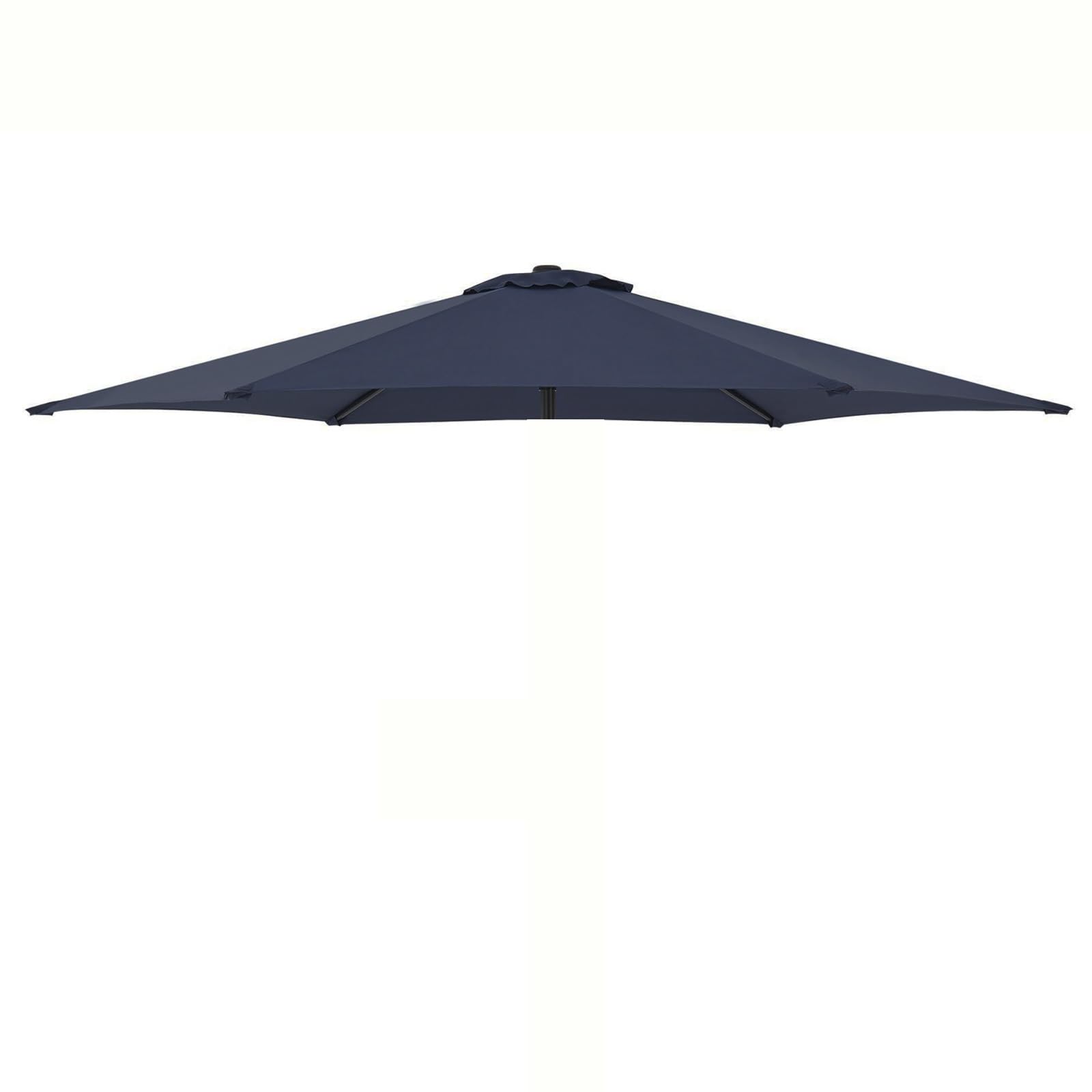 6/8 Ribs Umbrella Replacement Canopy Sun Umbrella Replacement Cloth Patio Umbrella Cover Parasol Cover 2.0/2.7/3.0 m Sun Outdoor Umbrella Sleeve for Garden Patio Yard Beach(Dark blue,3.0m/9.8ft(6-ribs