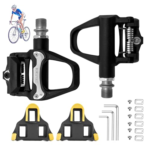 WOWSPORT Road Bike Pedals Clipless 9/16 Lightweight Nylon Composite Pedal